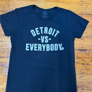 Black Detroit Vs Everybody T-Shirt